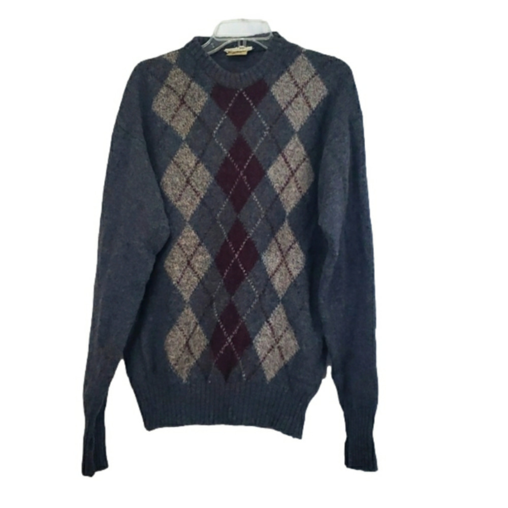 Vintage HALEIGHS 100% Shetland Wool Made in Ireland Size XL